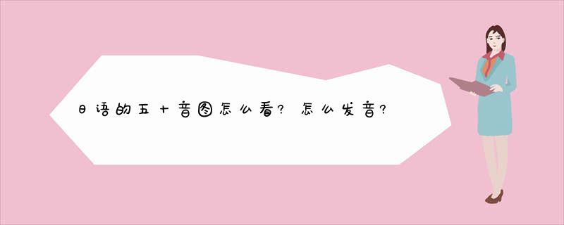 日语的五十音图怎么看?怎么发音?