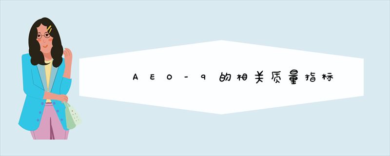 AEO-9的相关质量指标