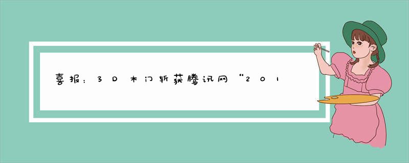 喜报：3D木门斩获腾讯网“2015*受欢迎建材品牌”大奖