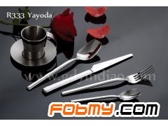 R333 Yayoda出口外贸精锻西餐刀叉勺 不锈钢餐具图1