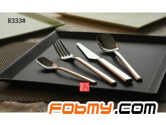 R333 Yayoda出口外贸精锻西餐刀叉勺 不锈钢餐具图2