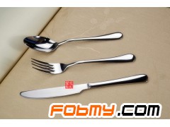 供应R1010高档不锈钢餐具刀叉出口西餐刀叉勺图1