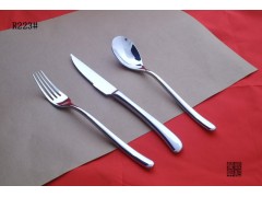 R223 BUDDHA纯钢无磁刀叉勺 不锈钢餐具 礼品刀叉图1