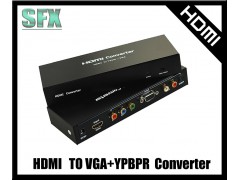高清HDMI转VGA+色差分量转换器生产厂家图1