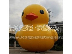 供应香港充气大黄鸭气模橡皮维多利亚鸭