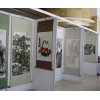 八棱柱展屏，八棱柱展架支架，八棱柱3面围挡，隔断材料展屏