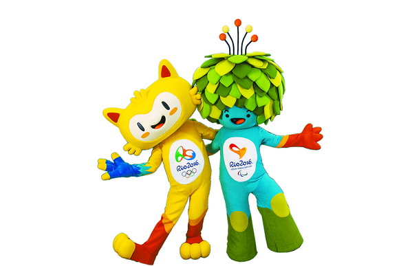 2016年奥运会吉祥物和残奥会吉祥物图片