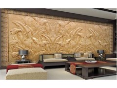商务酒店砂岩壁画设计及制作过程图1