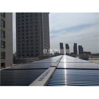 常州白金汉爵大酒店30吨太阳能加空气能热泵系统热水工程