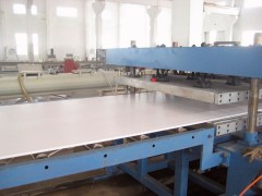 PVC中空橱柜板生产线 木塑发泡板生产线