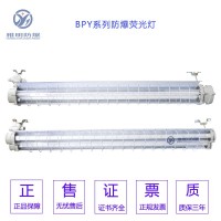 防爆灯T8led1X40W2X40W隔爆型防爆荧光灯BPY