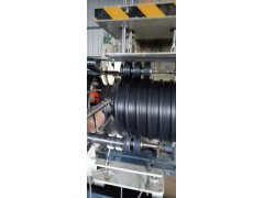 钢带增强波纹管挤出设备/hdpe钢带螺旋管生产线