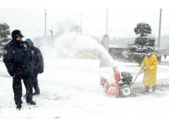 太原冬季除雪 小型抛雪机一机配三头 简直不要太方便图1