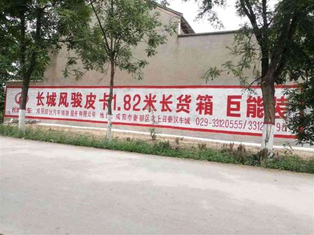 长城汽车咸阳地区（手绘）墙体广告精选照片远景3