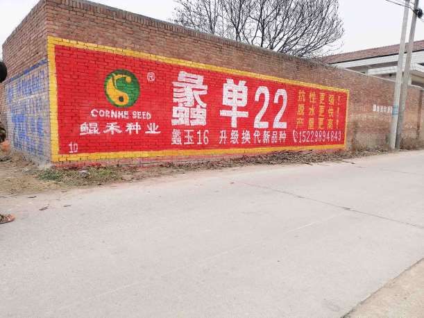河南手绘墙体广告2