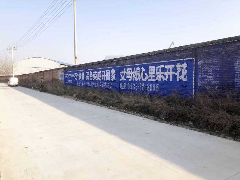 荣威汽车平凉地区(手绘)墙体广告精选照片远景2