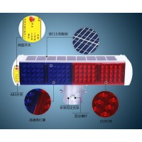 鄂尔多斯交通设施 一体式太阳能警示灯 双面警示灯生产厂家