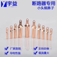 供应小头铜鼻子 断路器专用铜鼻子DTX50mm2铜端子规格