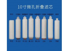 微孔折叠滤芯保安精密过滤器用0.1、0.22、0.45微米