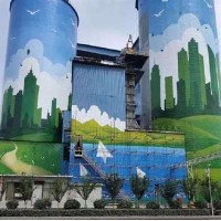 连云港水塔刷油漆 绘画烟囱 风电塔筒彩绘