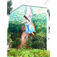 忻州墙体彩绘 吕梁振兴乡村墙绘 山西新农村建设主题绘画