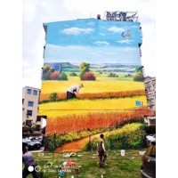 运城农村墙画手绘画,运城墙体喷彩绘,运城美化水泥墙