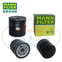 MANN-FILTER曼牌机油滤清器W712机油格、机油滤芯