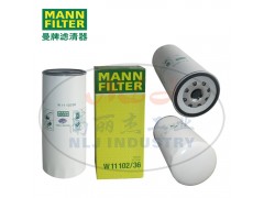 MANN-FILTER曼牌机油格W11102/36机油滤芯图1
