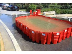 工程塑料材质挡水板-组合式L型红色挡水板防汛新产品图1