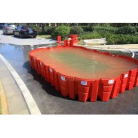 工程塑料材质挡水板-组合式L型红色挡水板防汛新产品