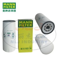 MANN曼牌滤清器机油格W11102/36机油滤芯