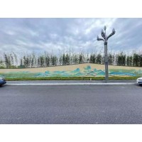 朔州山阴墙体绘画,彩绘墙面,墙体壁画彩绘