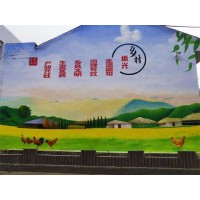 临汾墙体绘画写字 立体手绘墙 写大字广告