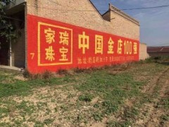 平顶山郏县墙上喷字广告 振兴农村标语 墙面彩绘图2