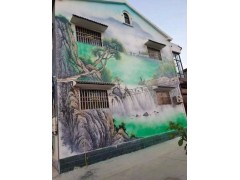 江苏外墙美化 护坡彩绘 景观墙体彩绘图1