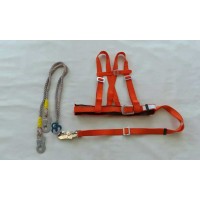 电工安全带 双保险 红色 高空作业安全带 安全腰带 电力工具