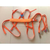 单腰围杆式电工维修安全带高空作业电力爬杆围杆保险带安全绳套装
