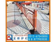 上海花式道路隔离护栏 上海景区镀锌钢喷塑护栏 龙桥图1