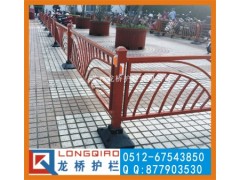 上海花式道路隔离护栏 上海景区镀锌钢喷塑护栏 龙桥图2