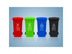 宁夏C240城市环卫垃圾桶 分类桶可定制 挂车收纳桶图1
