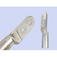 DTLQ-35双孔钎焊铜铝过渡鼻 高压电缆铜铝接头
