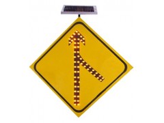 西藏太阳能合流标志牌 太阳能分流标志牌 交通标志牌厂家图2
