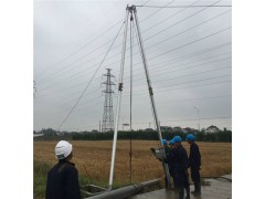 8-18米电线杆起杆器 立电杆支架图1