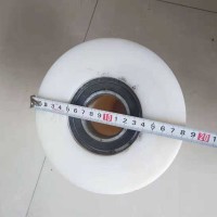 铁管钢管滑尼龙放线滑车200架子管轮