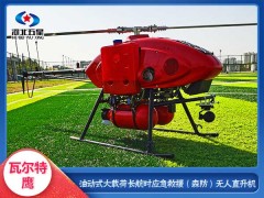 油动式大载荷长航时灾情空中侦查勘验无人直升机