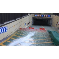 防汛挡水板红色挡水板挡水高度50公分L型塑料挡水板