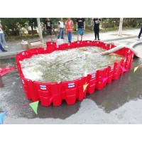 抢险专用组合式防洪板 红色高强度树脂材质 L型设计