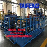 山东泰丰智能打包机系统二通插装阀集成系统