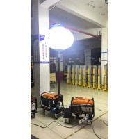 发电机照明车，移动式月球灯，充气式照明灯柱，自动升降泛光灯