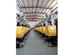 拖车式柴油机照明灯塔  移动式自动升降泛光工作灯，应急夜间照明系统图1